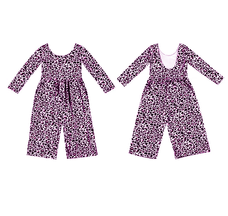 Girls leggy romper